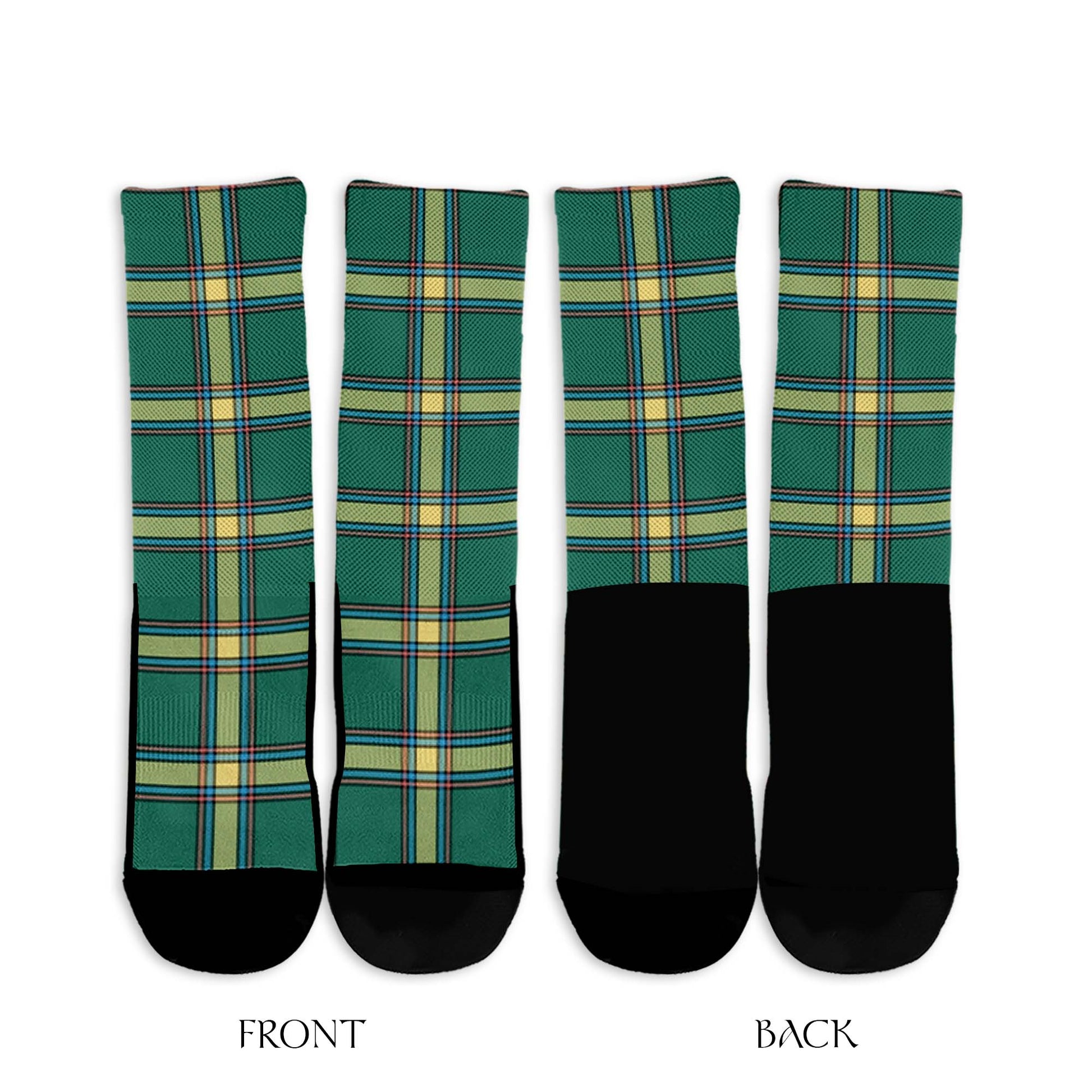 Alberta Province Canada Tartan Crew Socks - Tartanvibesclothing