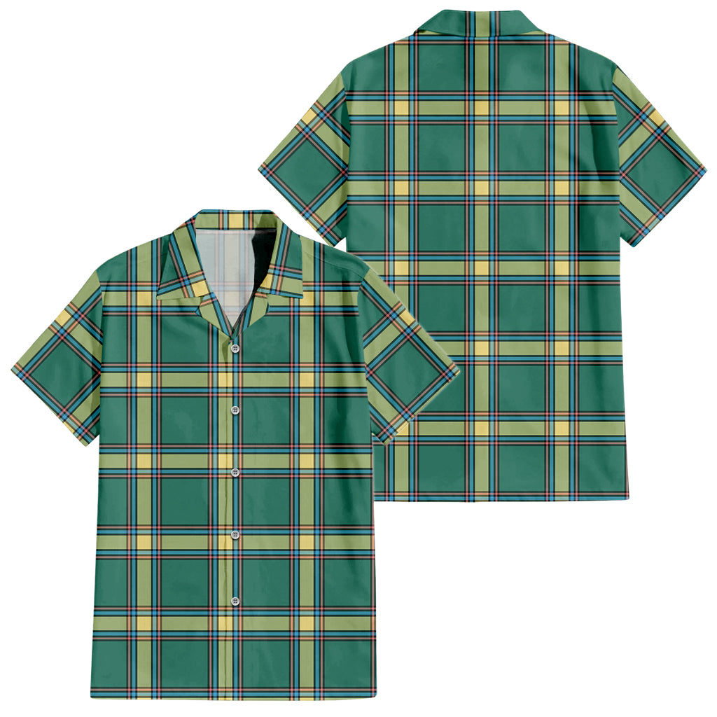 Alberta Province Canada Tartan Hawaiian Shirt - Tartan Vibes Clothing