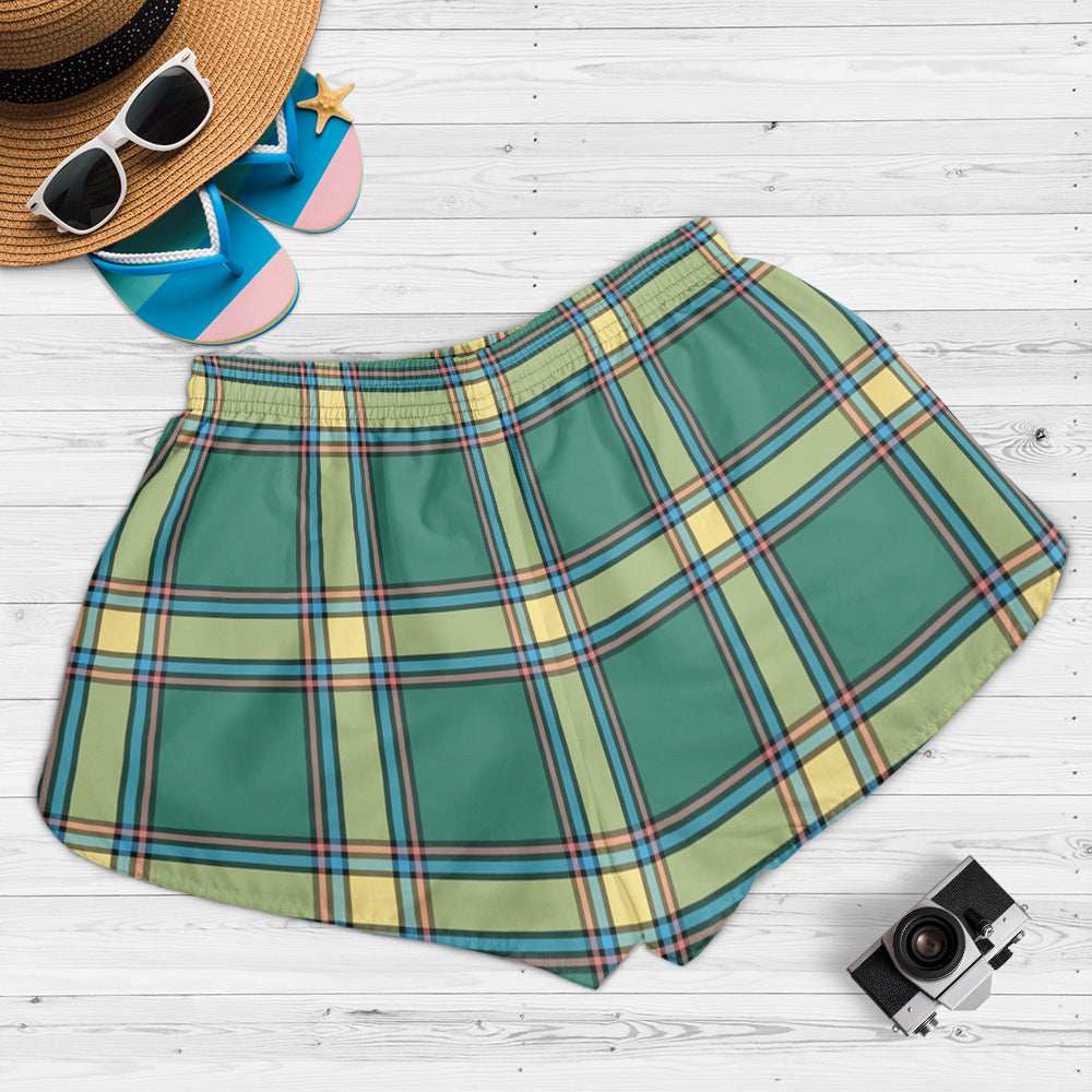 Alberta Province Canada Tartan Womens Shorts - Tartanvibesclothing