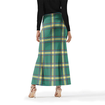 Alberta Province Canada Tartan Womens Full Length Skirt