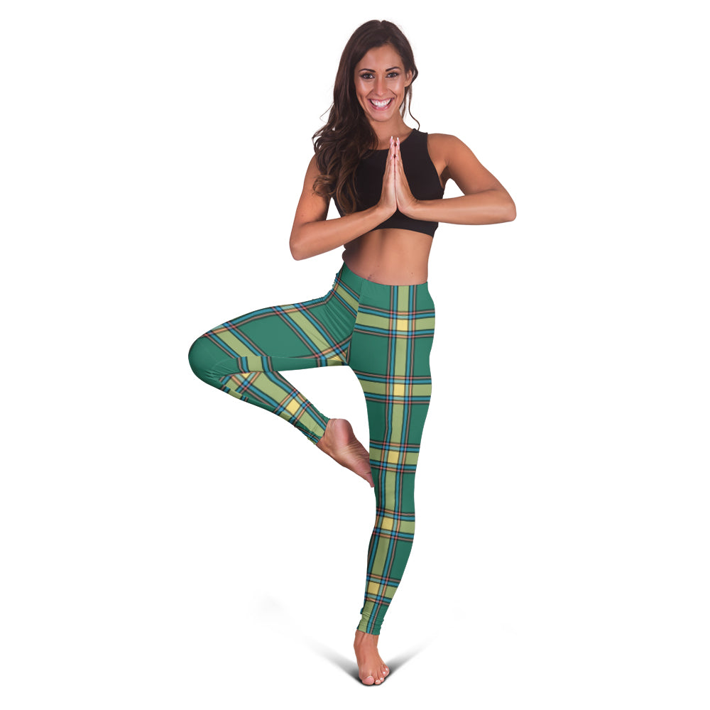 Alberta Province Canada Tartan Womens Leggings - Tartanvibesclothing