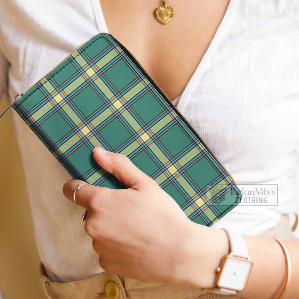 Tartan Vibes Clothing Alberta Province Canada Tartan Women's Leather Wallet