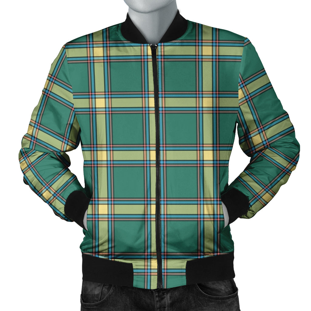 Alberta Province Canada Tartan Bomber Jacket - Tartanvibesclothing