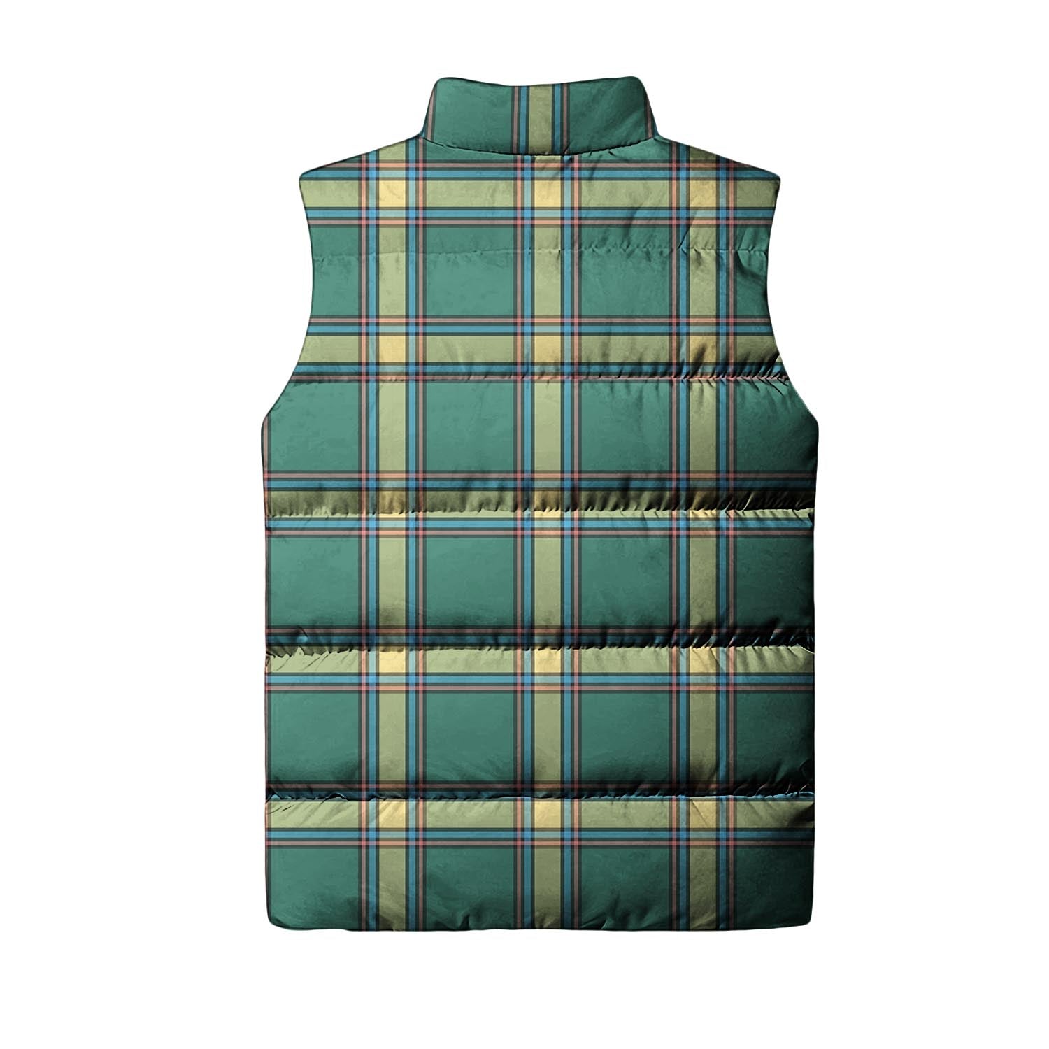 Alberta Province Canada Tartan Sleeveless Puffer Jacket - Tartanvibesclothing