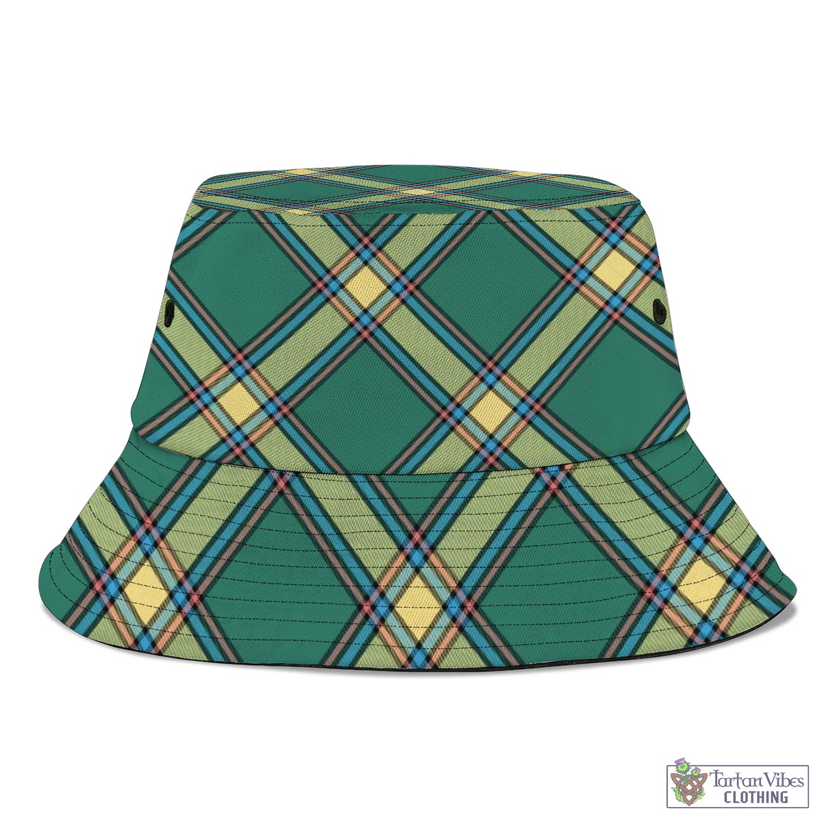 Tartan Vibes Clothing Alberta Province Canada Tartan Bucket Hat