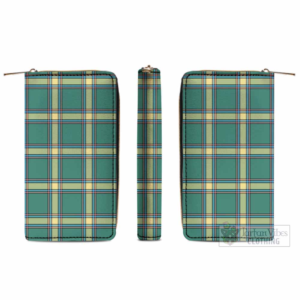 Tartan Vibes Clothing Alberta Province Canada Tartan Women's Leather Wallet