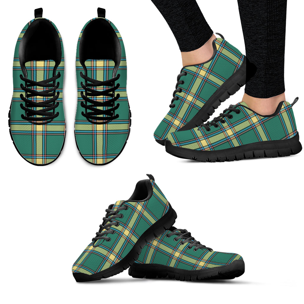 Alberta Province Canada Tartan Sneakers - Tartanvibesclothing