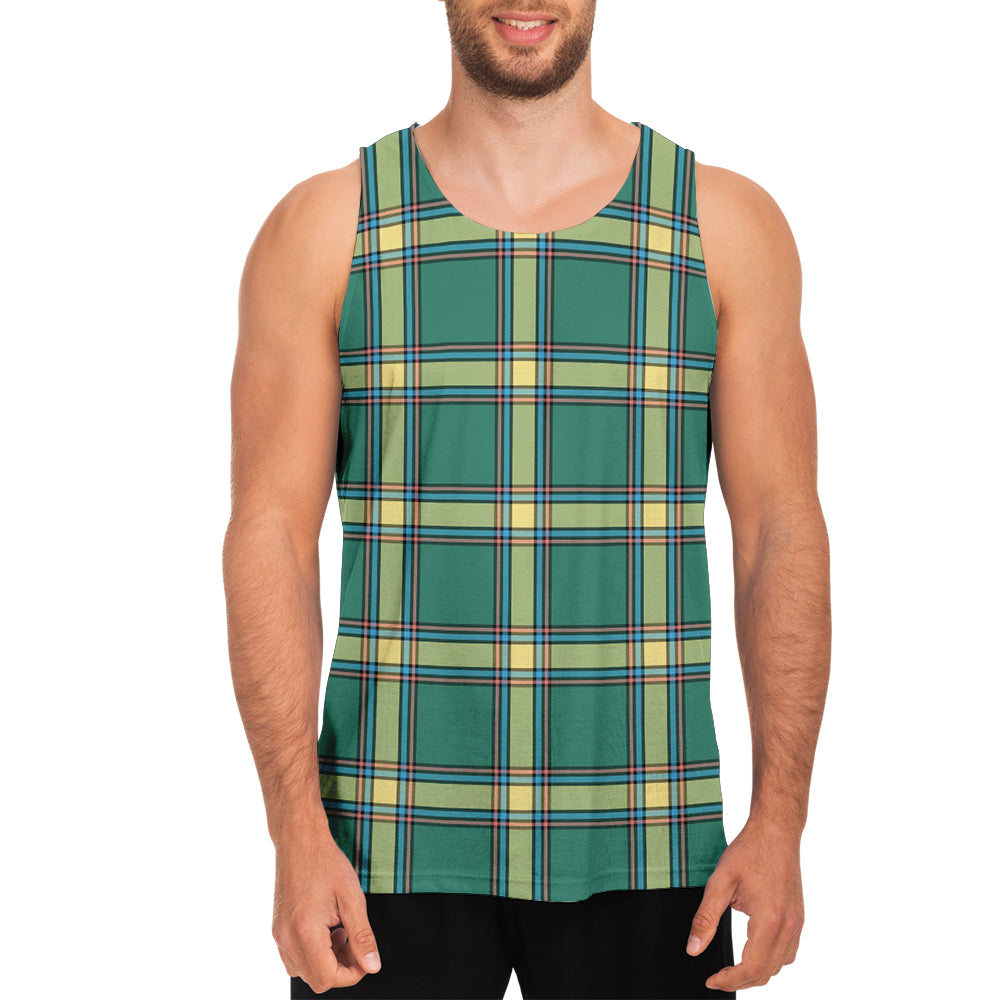 Alberta Province Canada Tartan Mens Tank Top - Tartan Vibes Clothing