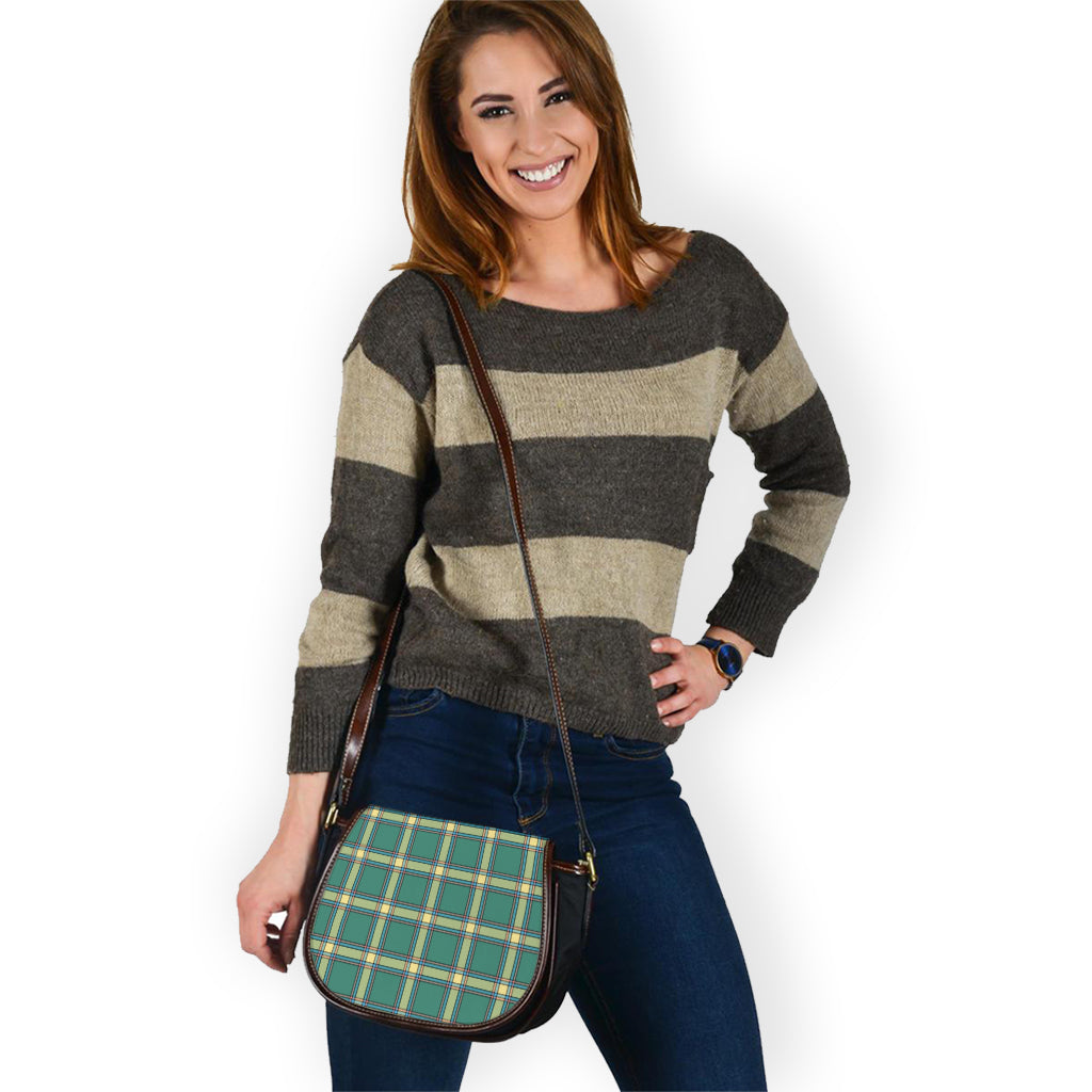 Alberta Province Canada Tartan Saddle Bag - Tartanvibesclothing