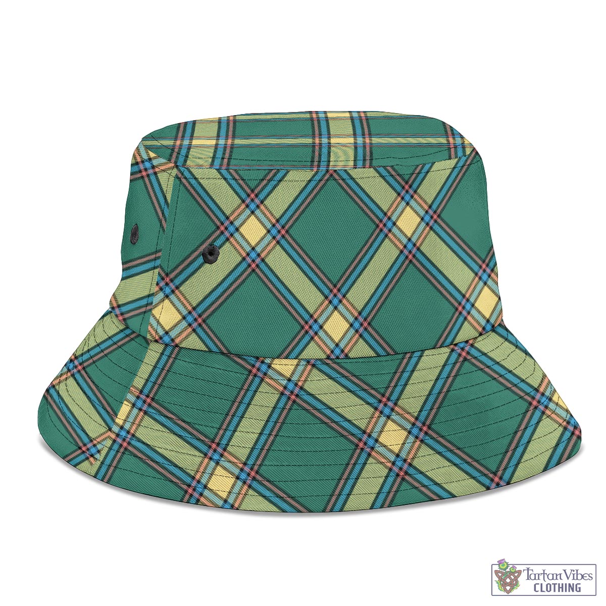Tartan Vibes Clothing Alberta Province Canada Tartan Bucket Hat