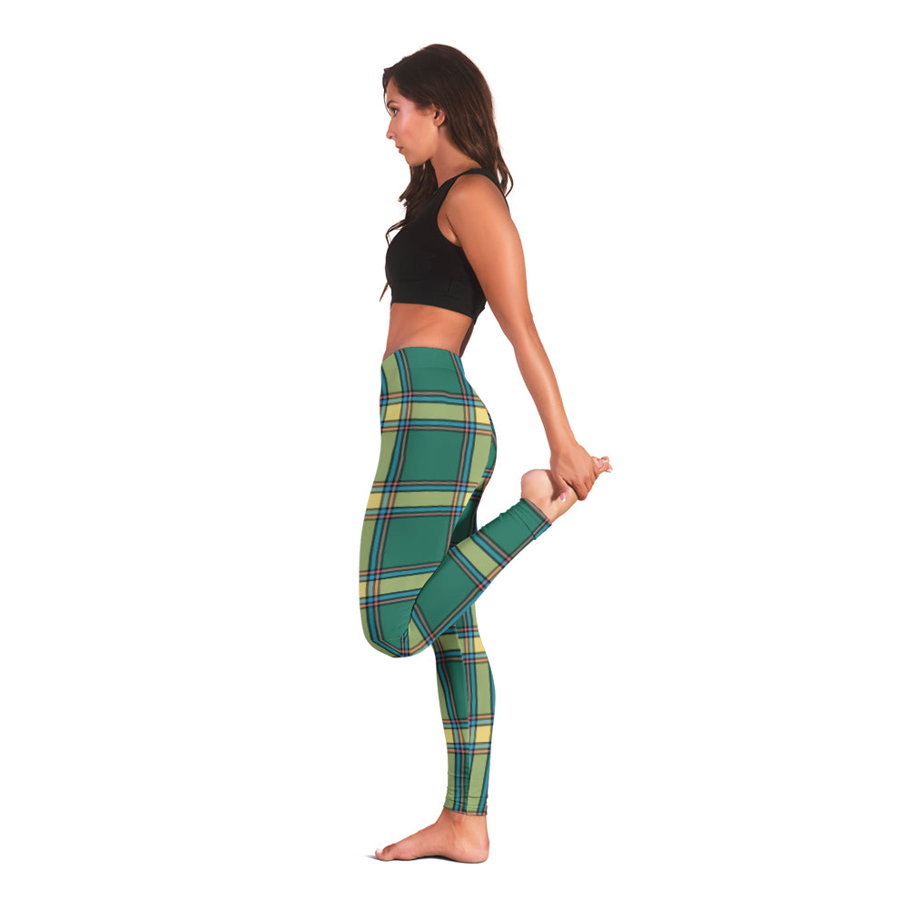 Alberta Province Canada Tartan Womens Leggings - Tartanvibesclothing