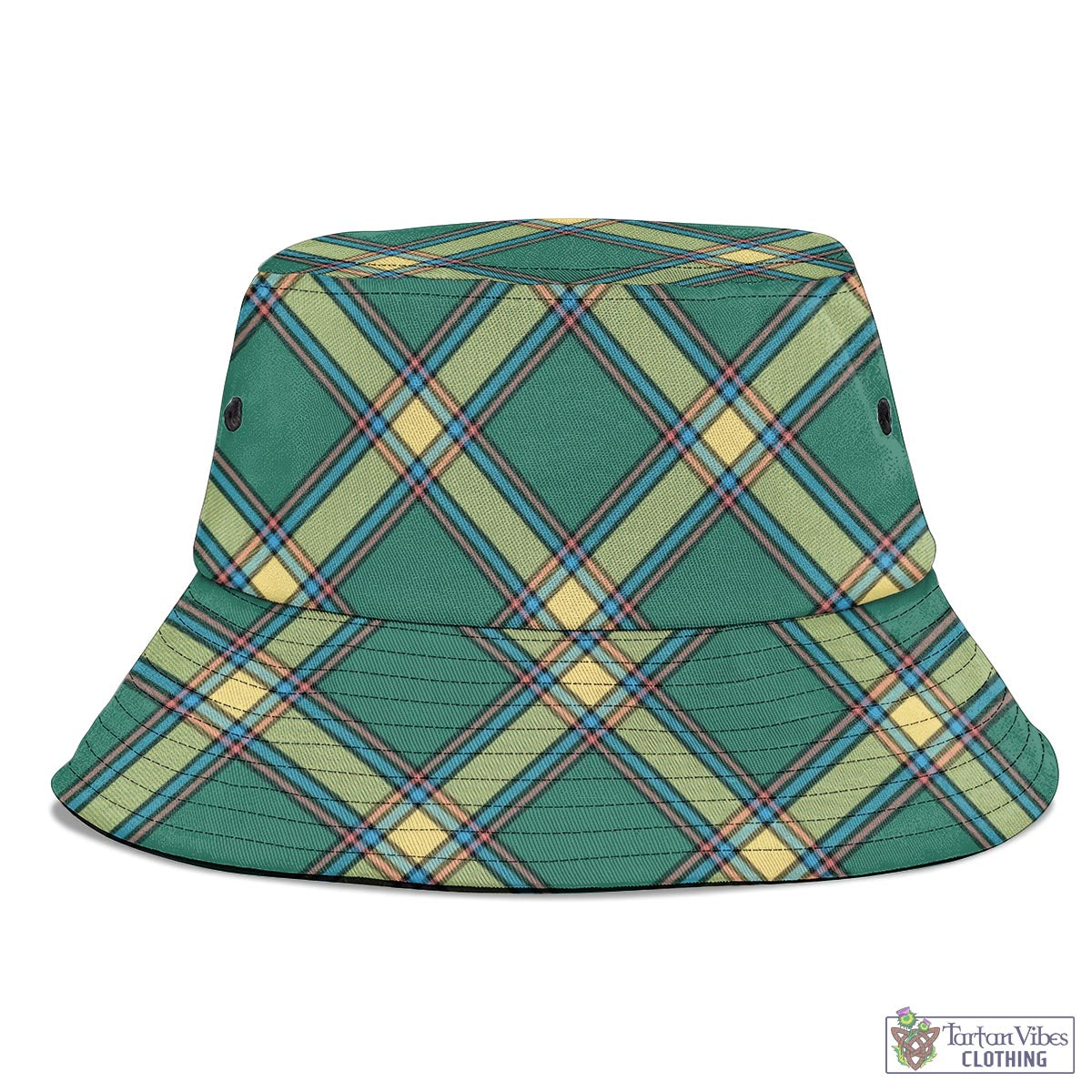 Tartan Vibes Clothing Alberta Province Canada Tartan Bucket Hat