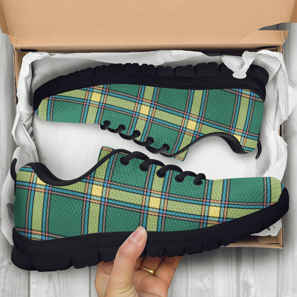 Alberta Province Canada Tartan Sneakers - Tartanvibesclothing