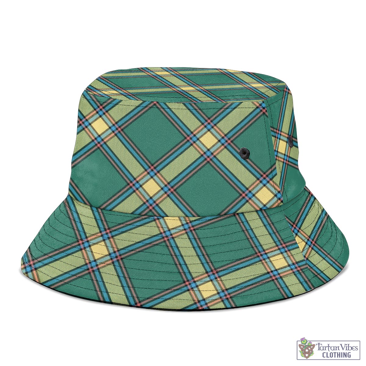 Tartan Vibes Clothing Alberta Province Canada Tartan Bucket Hat