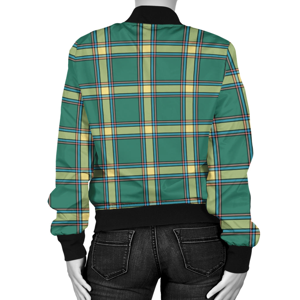 Alberta Province Canada Tartan Bomber Jacket - Tartanvibesclothing