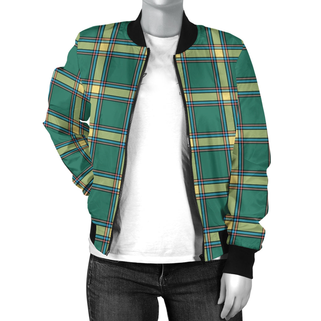 Alberta Province Canada Tartan Bomber Jacket - Tartanvibesclothing