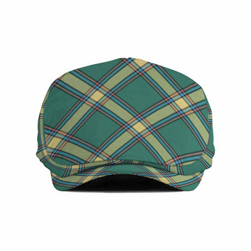 Alberta Province Canada Tartan Flat Cap, Jeff Cap Cross Style