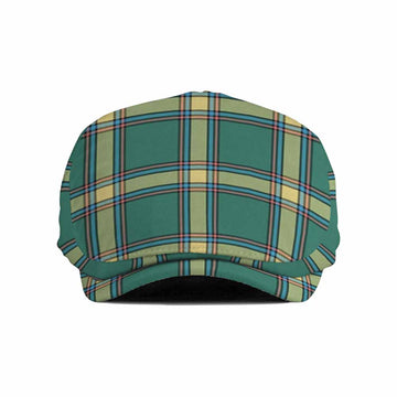 Alberta Province Canada Tartan Jeff Cap, Tartan Flat Cap