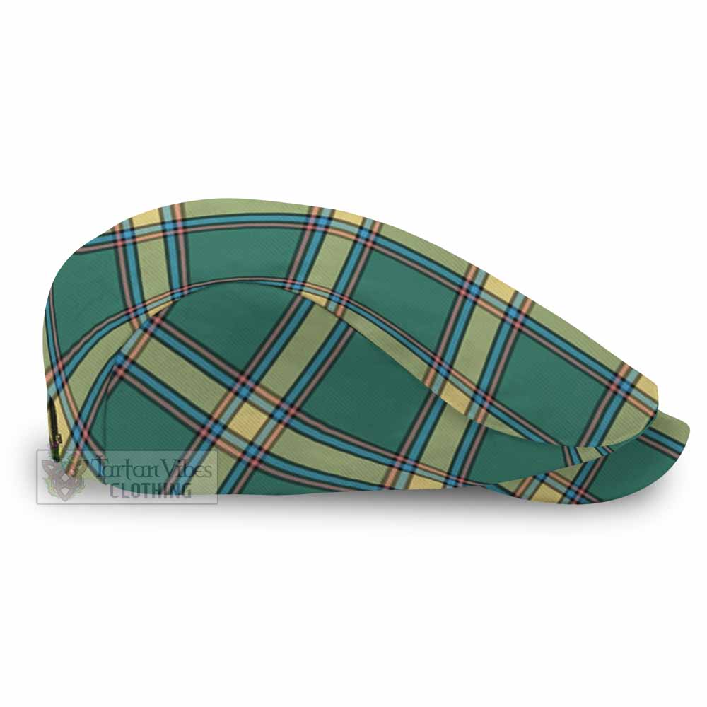 Alberta Province Canada Tartan Jeff Cap, Tartan Flat Cap