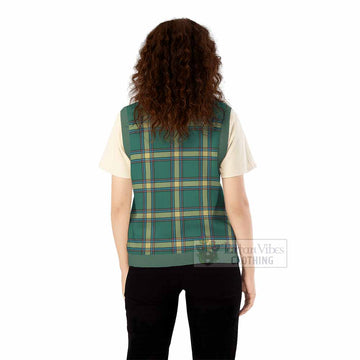 Alberta Province Canada Tartan Knitted V-Neck Vest
