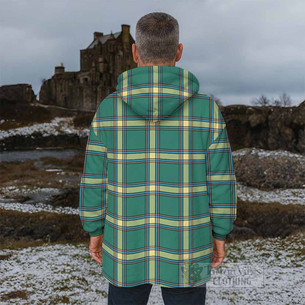 Alberta Province Canada Tartan Wearable Blanket - Tartan Vibes Clothing