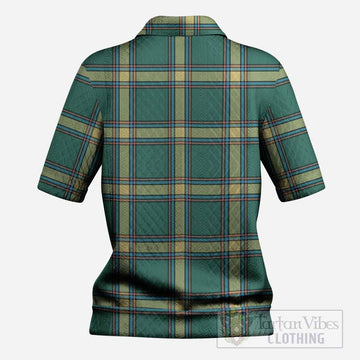 Alberta Province Canada Tartan Women’s Polo Sweater Top