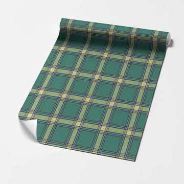 Alberta Province Canada Tartan Wrapping Paper