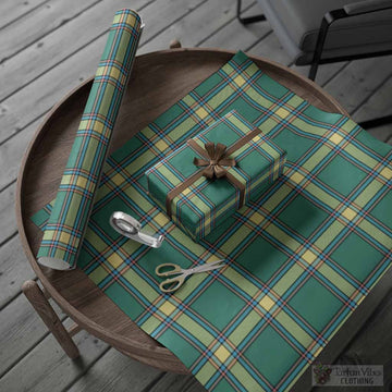 Alberta Province Canada Tartan Wrapping Paper