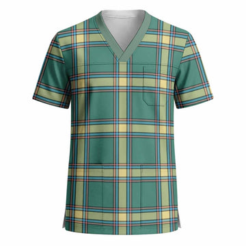 Alberta Tartan Scrub Top - Tartan Vibes Clothing