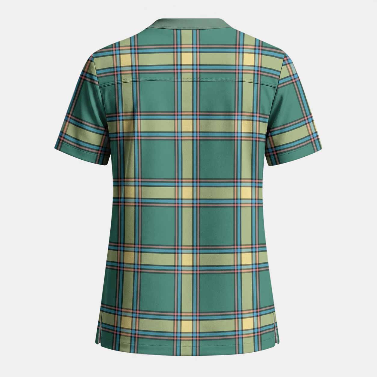 Alberta Tartan Scrub Top - Tartan Vibes Clothing