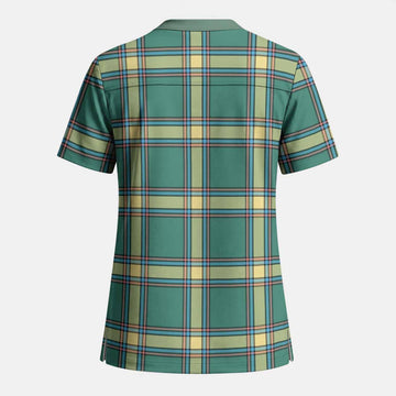 Alberta Tartan Scrub Top - Tartan Vibes Clothing