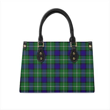 Alexander Tartan Leather Bag One Size 29*11*20 cm - Tartanvibesclothing
