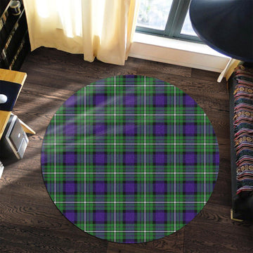 Alexander Tartan Round Rug - Tartanvibesclothing