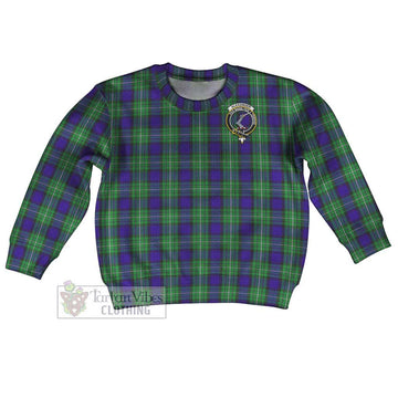 Tartan Vibes Clothing Alexander Tartan Kid Ugly Sweater with Family Crest