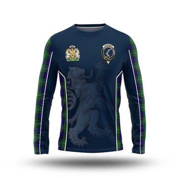 Alexander Tartan Long Sleeve T-Shirt with Family Crest and Lion Rampant Vibes Sport Style Unisex - Tartan Vibes Clothing