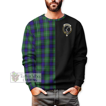 Alexander Tartan Sweatshirt with Family Crest and Half Of Me Style Unisex - Tartanvibesclothing Shop