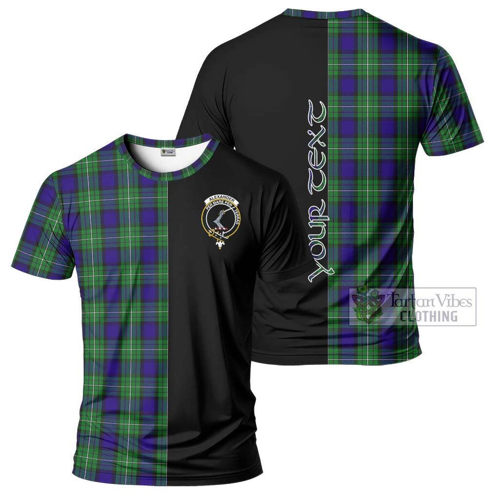 Alexander Tartan T-Shirt with Family Crest and Half Of Me Style Kid's Shirt - Tartanvibesclothing Shop