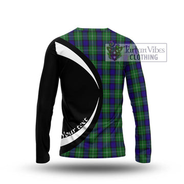 Alexander Tartan Long Sleeve T-Shirt with Family Crest Circle Style - Tartan Vibes Clothing