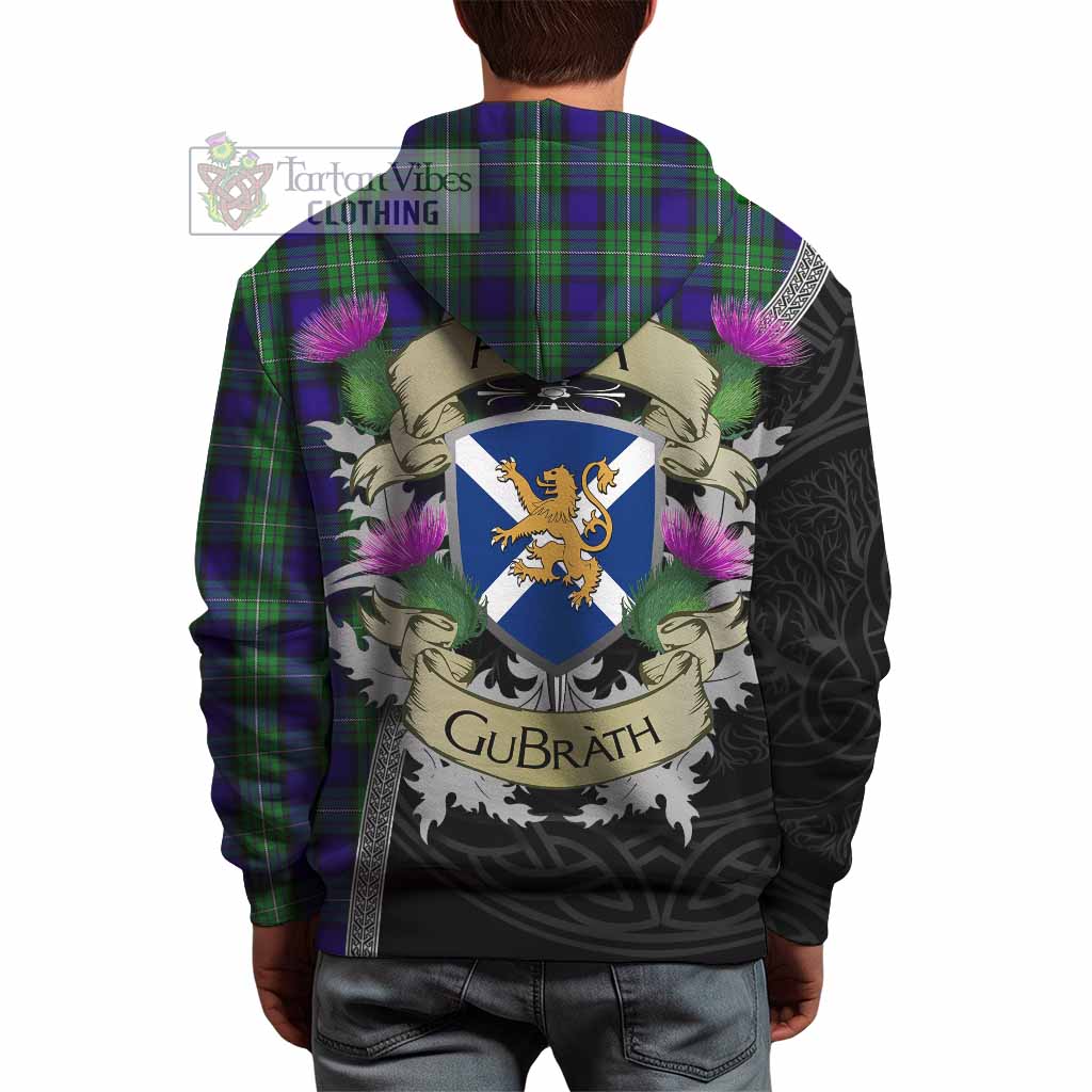 Tartan Vibes Clothing Alexander Tartan Family Crest Hoodie Lion Rampant Royal Thistle Shield Celtic Inspired