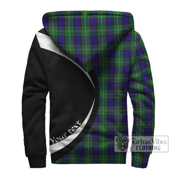 Alexander Tartan Sherpa Hoodie with Family Crest Circle Style - Tartan Vibes Clothing
