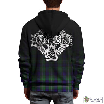 Alexander Tartan Hoodie Featuring Alba Gu Brath Family Crest Celtic Inspired