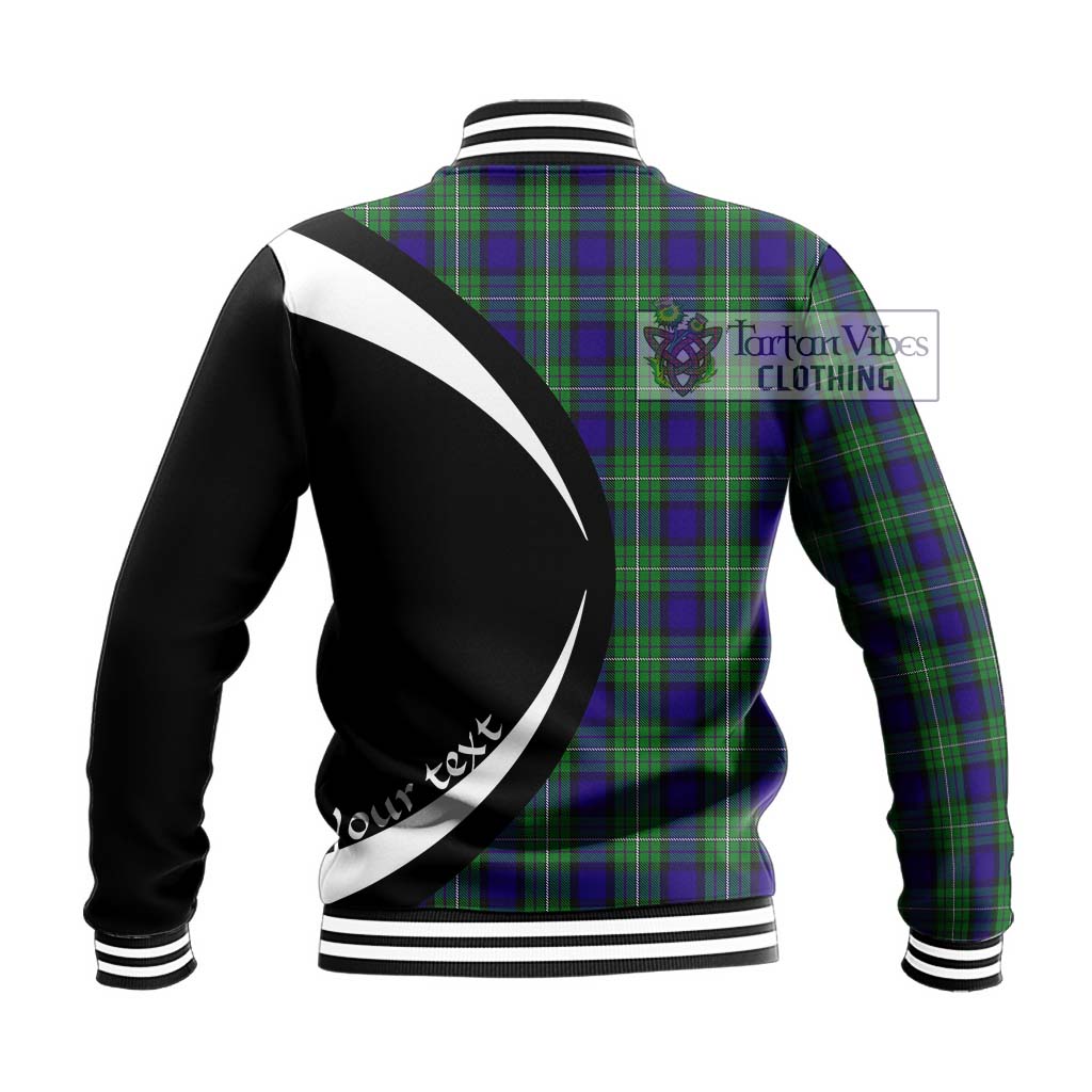 Alexander Tartan Baseball Jacket with Family Crest Circle Style - Tartan Vibes Clothing