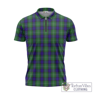 Tartan Vibes Clothing Alexander Tartan Zipper Polo Shirt