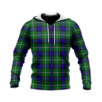 Alexander Tartan Knitted Hoodie Unisex Knitted Zip Hoodie - Tartanvibesclothing