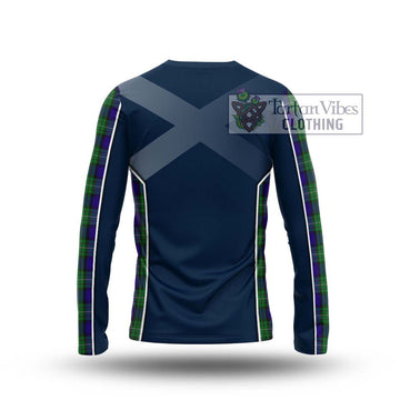 Alexander Tartan Long Sleeve T-Shirt with Family Crest and Lion Rampant Vibes Sport Style - Tartan Vibes Clothing