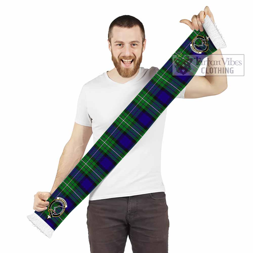 Tartan Vibes Clothing Alexander Tartan Ruffneck Scarf with Family Crest