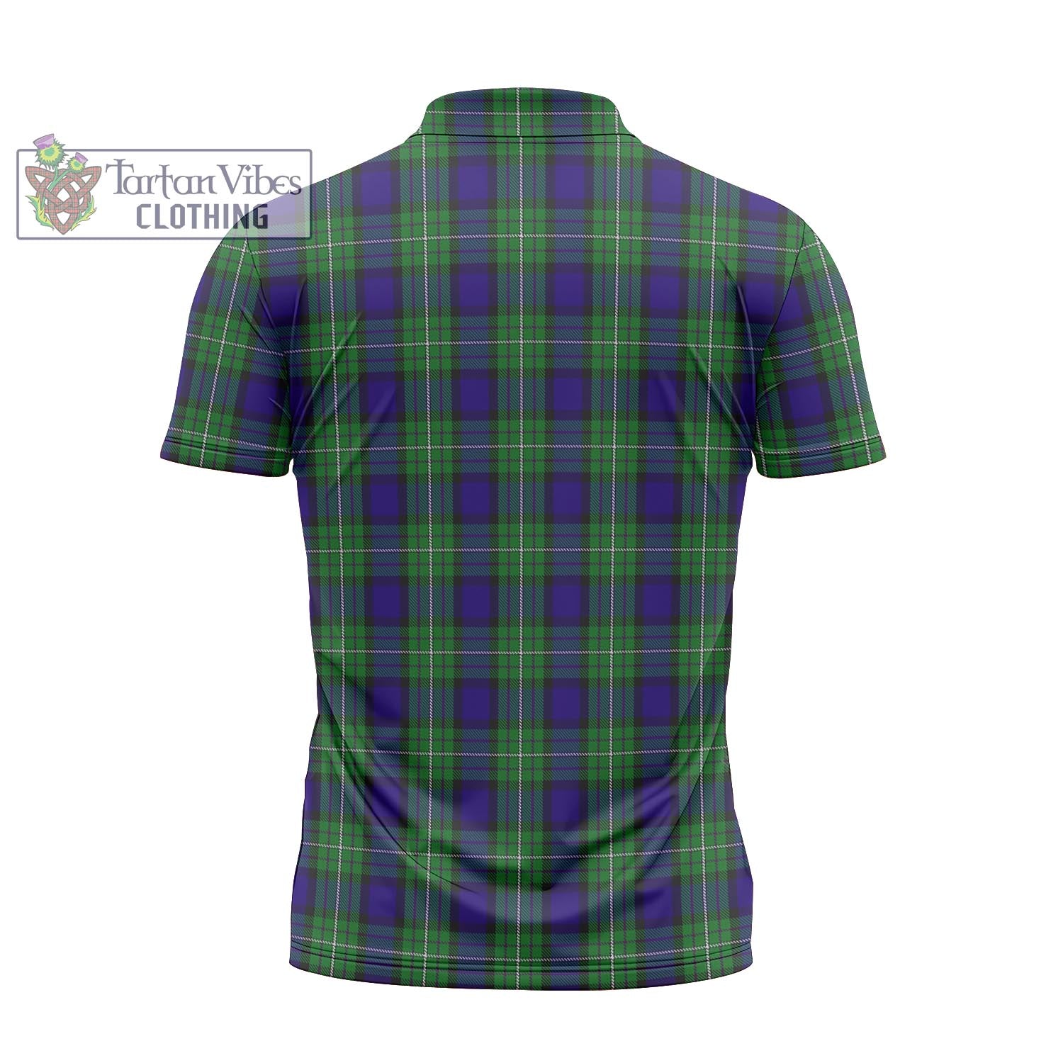 Tartan Vibes Clothing Alexander Tartan Zipper Polo Shirt
