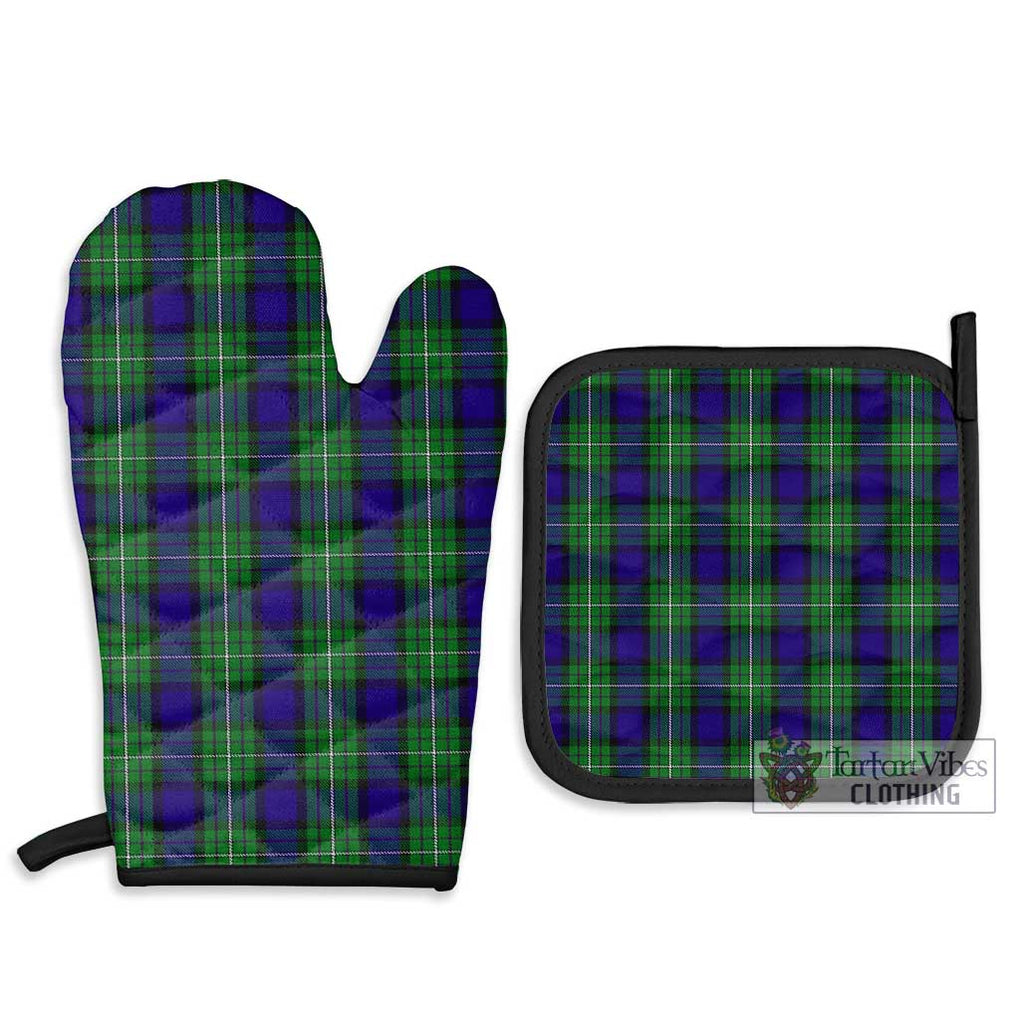 Alexander Tartan Combo Oven Mitt & Pot-Holder Combo 1 Oven Mitt & 2 Pot-Holder Black - Tartan Vibes Clothing