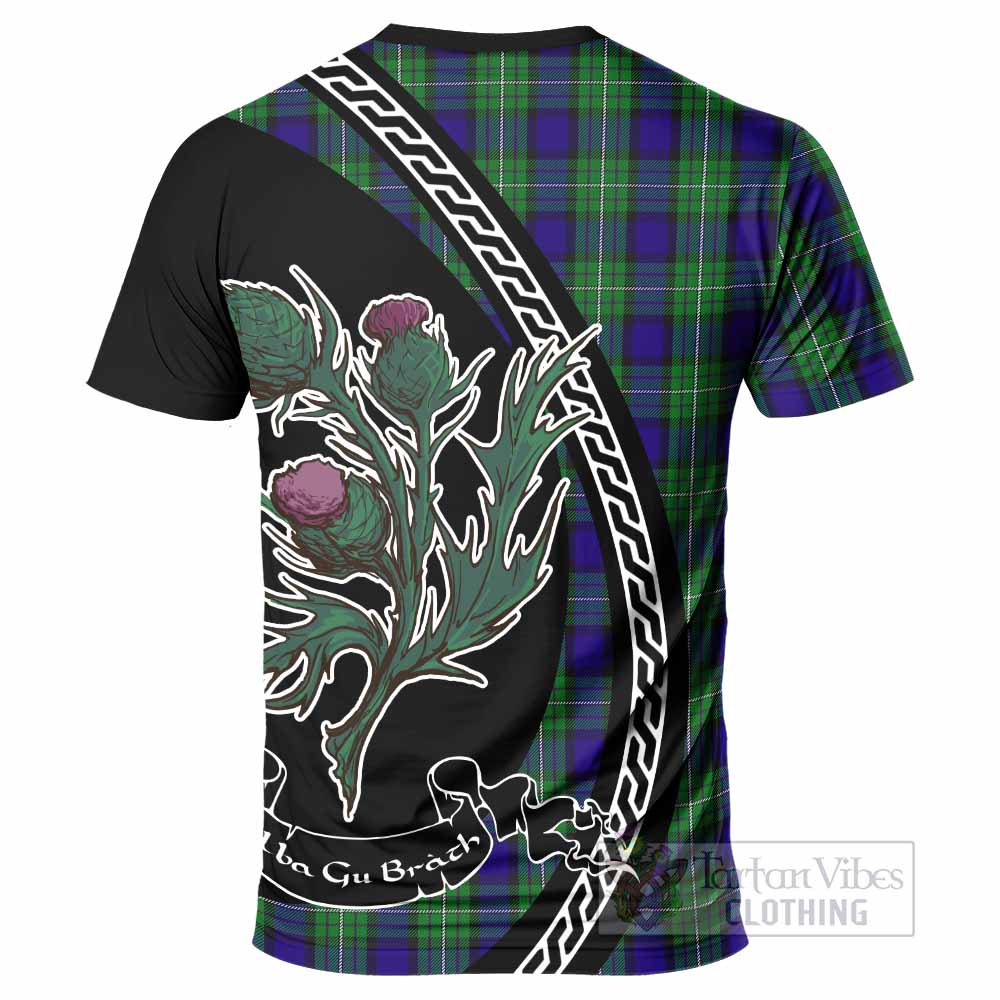 Alexander Family Crest Tartan T-Shirt Alba Thistle Inspired - Tartan Vibes Clothing