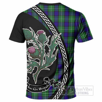 Alexander Family Crest Tartan T-Shirt Alba Thistle Inspired - Tartan Vibes Clothing